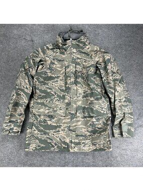 Tennier Industries Air Force Parka Jacket Mens S Regular Camo Cold‎ Weather Rain